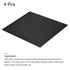 MECCANIXITY Black ABS Plastic Sheet 10x8x0.02inch for DIY Crafts, Building Model, Pack of 4