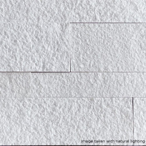4-Sheets 3D Tic Tac Tiles Peel and Stick Self Adhesive Stick On Kitchen Backsplash Bathroom Stone Tiles (Natural White)