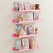 BYCY Metal Floating Shelves Set of 4,15.6 inch Floating Bookshelves for Wall