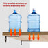 6 Pack 90 Dnyta Shelf Bracket L-Shape Corner Brace Adjustable L Brackets Adjustable Corner Bracket for Shelves Degree
