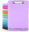 Sooez Clipboards with Storage, Heavy Duty 8.5x11 Clip Boards with Pen Holder for Women Teachers, School & Office