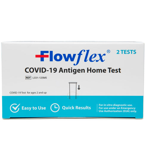 COVID-19 Antigen Home Test Kit, 1 Pack, 2 Tests Total, FDA Authorized, Easy to Use, Results in 15 Minutes