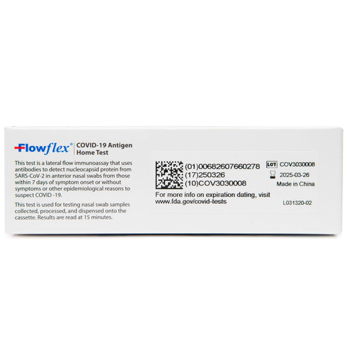 COVID-19 Antigen Home Test Kit, 1 Pack, 2 Tests Total, FDA Authorized, Easy to Use, Results in 15 Minutes