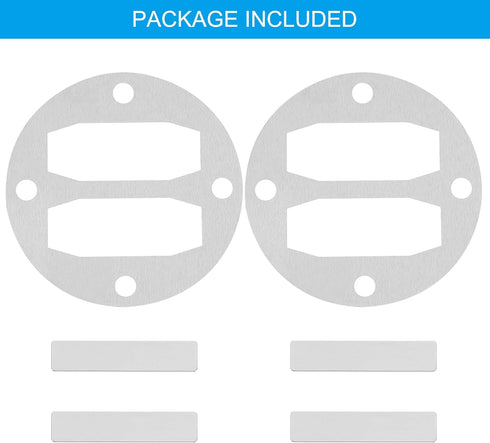PATIKIL Central Pneumatic Compressor Parts, 2 Sets Replace Freight Air Compressor Head Gasket Kit Reed Valve