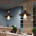 CUFEAL 3-Pack 8.7"Industrial Iron Lamp Shade, Light Cone Shade Black Pendant Light Covers, Vintage Metal Replacement