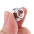 M8 x 1.25mm Serrated Flange Hex Lock Nuts, 20pcs Hexagon Flange Nuts, 304 Stainless Steel, Full Thread, DIN6923 Standard