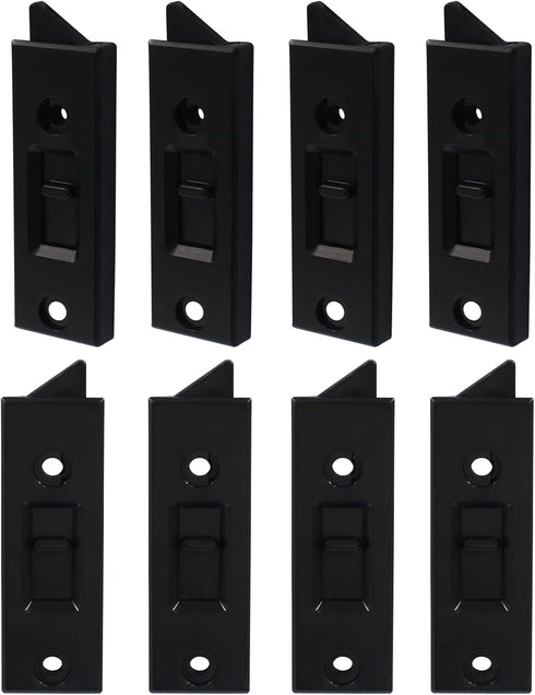 Window Latch Locks Replacement, Plastic Spring Loaded Sliding Window Tilt Latch for Home Accessories, Pack of 8