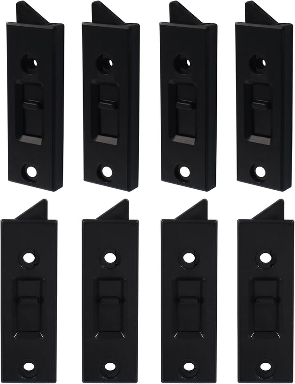 Window Latch Locks Replacement, Plastic Spring Loaded Sliding Window Tilt Latch for Home Accessories, Pack of 8