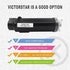 VICTORSTAR Compatible Toner Cartridges S2825cdn H625cdw H825cdw?Extra High Yield?5000 Pages for Dell Color Laser