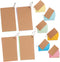 HOODANCOS 10pcs Double-sided Lined Index Cards with for Study and Meetings Paper Cover