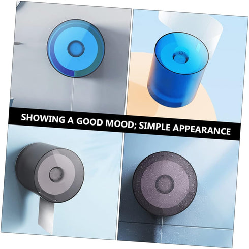 Set Modern Toilet Paper Holder and Tissue Box for Stylish Bathrooms