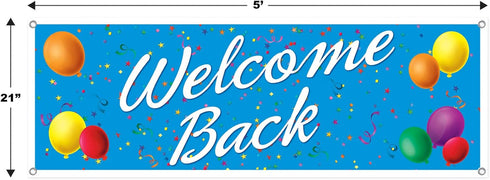 Beistle Welcome Back Banner Sign