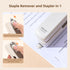 deli Desktop Stapler with Integrated Staple Remover, 45 Sheet Capacity, White Office Stapler