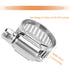 Hose Clamp - 20 Pack Stainless Steel Adjustable 6-12mm Worm Gear Fuel Line Clamp