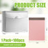 1 Pack Tioncy Sanitary Napkin Disposal Receptacle with Feminine Hygiene Disposal Bag Stainless Steel Tampon Bin Trash