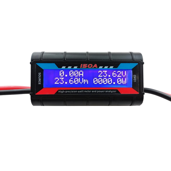 150A High Precision RC Watt Meter Power Analyzer - Voltage Amp Meter with Real-time Reading Backlight LCD