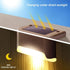Generic -1Pcs) Outdoor Solar Deck Lights Waterproof LED Solar Lights for Outdoor Step Fence Railing, Deck, Yard, Patio