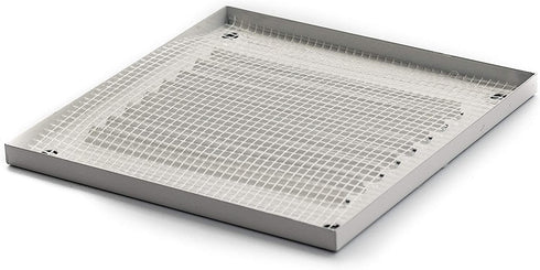 Vent Systems 4'' x 4'' Inch Pack of 2 - White Air Vent Cover Metal Grill with Built-in Pest Guard Screen