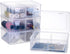 BTSKY 4 Pack Photo Storage Boxes for 4"x6" Pictures, Greeting Card Organizer with Removable Divider for Craft Storage