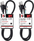 EP 2 Pack 3 ft 14/3C SJTW Appliance and Power Tool Cord, Heavy Duty Replacement Cable