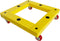 Maxworks 50698 Square Furniture Dolly Moving Cart Appliance Roller, Yellow, 300LBS Capacity,