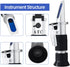 VGVGV 0-40% Set Brix Refractometer, Hand Held Tools Brix Alcohol Specific Gravity Refractometer Tester for Wort Beer