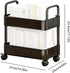 CENRF 2 Kitchen Rolling Cart, Tier Multi-Functional Storage Trolley, Movable Storage Organizer, Kitchen Storage Cart