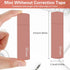 Small White Out Tapes, 6PCS Tape Roller Instant Correction Tape Mini Whiteout Tape Set Cute Correction Rollers for Students Office Workers Home School Stationery Supplies (Gradient Pink) by Amabro