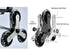 Replacement Stair Climbing Wheels for Shopping Laundry Cart, Trolley Triangle Wheels, Sold as a Pair