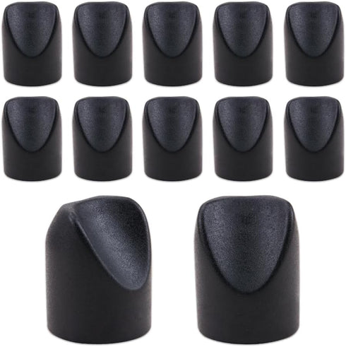 SaiDian 12Pcs Folding Chair V-Tip Stabilizer Caps Non-Slip Chair Leg Tips for Outdoor