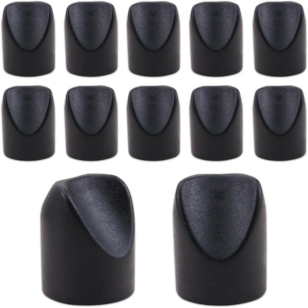 SaiDian 12Pcs Folding Chair V-Tip Stabilizer Caps Non-Slip Chair Leg Tips for Outdoor