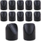 SaiDian 12Pcs Folding Chair V-Tip Stabilizer Caps Non-Slip Chair Leg Tips for Outdoor