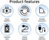Avonley 7-in-1 25W 7 Electric Spin Scrubber, Powerful Cordless Cleaning Brush with Adjustable Handle & Replaceable