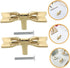 2pcs SOLUSTRE Bow Handle: Decorative Knobs Drawer Pull Decorative Handle for Drawer Shoe Cabinet Bedside Table Storage