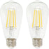 BoostArea LED Light Bulb, 2 Pack, 6 Watt (60W Equivalent), 800 Lumens, 2700K Warm White, E26 Base, Non-Dimmable
