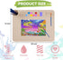 Silicone Painting Mat with Cup and Palette, 20"X16" Thick Silicone Art Mat for Craft, Artist Creator Mat