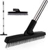Areas-56 inch BITOPE Grout Brush Cleaner with Adjustable Long Handle Swivel V-Shaped Stiff Bristles Scrubber