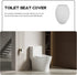 SOPOTUTU Thickened Toilet Seat Cover for Adults and Easy to Clean Bathroom Lid Fits Standard Toilets with Robust