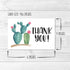 Hadley Designs 24 Cactus Thank You Cards with Envelopes, Bulk Housewarming, Wedding, Kids, Baby Shower, Graduation Notes