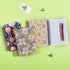 QIUKUI 4 Pieces A5 Flower Spiral Notebook Journal, Wirebound Ruled Sketch Book, Great for Students and Coworkers