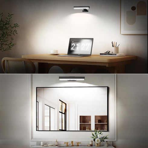 EUIOKUN 6Pack 3 Timer&Dimmable Wireless Picture Light for Wall Battery Operated Wall Sconces with Remote Lighting LED
