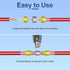 120Pcs Solder Seal Wire Connectors, Heat Shrink Butt Connectors Kit for Electrical Wiring