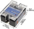 YXQ REX-C100 Temperature Thermostat Controllers, Digital Intelligent PID LED, 100-240VAC, K Sensor, 40A Solid State