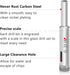 Glass Drill Bit Set, 5 pcs Diamond Hole Saw Bottle Extractor Tool for Glass Marble Granite Ceramic Tile 5 16in