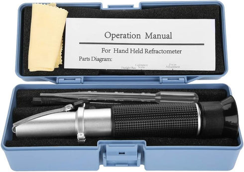 58~92% Wort Specific Gravity Refractometer Brix Refractometer Beer Fruit Juice Wine Sugar in Brewing and Beer Brewing