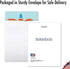 NobleWorks Big 4th Work Anniversary Card, Jumbo 8.5 x 11 Notecard for 4 Year Employee w/Envelope for Men, Women