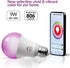 LED Color Changing Lights, RGBW 2700K-6500K, 60 Watt Equivalent, Dimmable with App, A19 E26, 4 Counts, No Hub Required