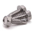 #10 x 1/2" (50 Pack) Hex Washer Head Self Drilling Screws - 410 Stainless Steel Self Tapping Sheet Metal Screws