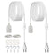 VEVOR Plug in Hanging Light Cord Kit, 16ft Lantern Extension Cords, 2