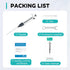 LAB FISH 2-10ml Capacity Laboratory Micropipette, High Accurate Single Channel Pipettor with 20pcs Tips Set